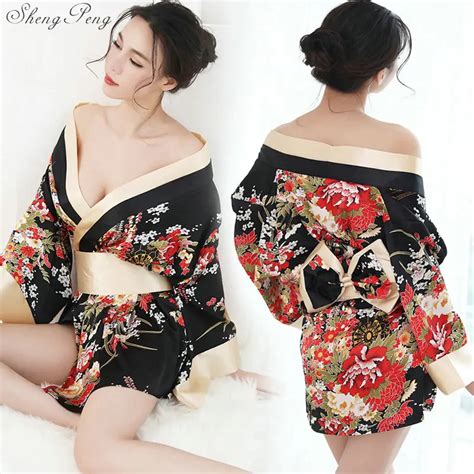 2021 Women Japanese Kimono Floral Kimono Robe Sexy Nightgown Sleepwear Yukata Elegant Casual Spa