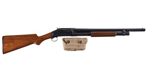 Us Wwi Winchester Model 1897 Takedown Riot Gun W Pouch Rock Island