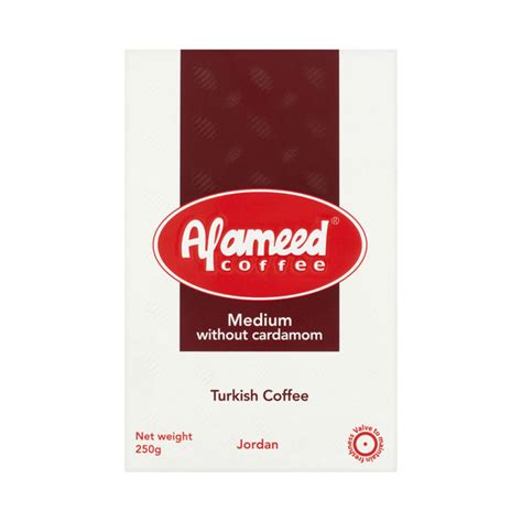 Buy Al Ameed Turkish Coffee Without Cardamom Medium G Coles