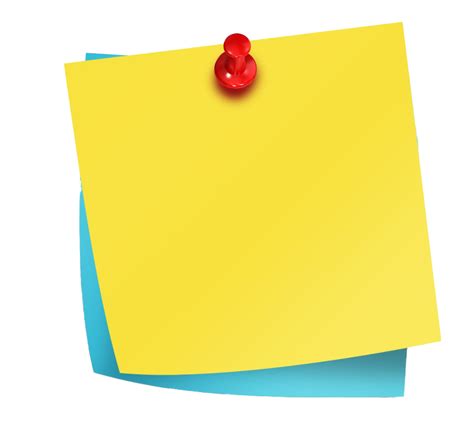 Sticky Notes Png Clipart Png All