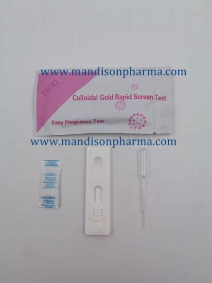China Hcg Pregnancy Rapid Test Cassette For Pregnancy China Human