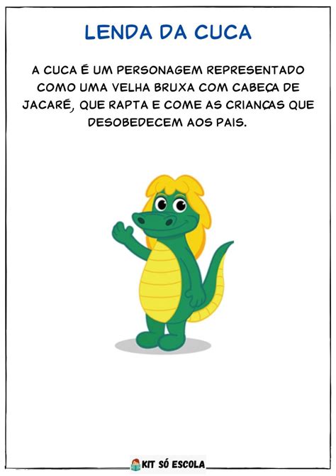 Textos Para Imprimir Personagens Do Folclore Brasileiro Mitos E Lendas