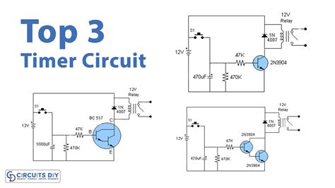 Top 3 Simple Timer Circuits