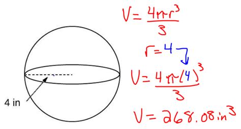 How To Find The Volume Of A Sphere In 4 Easy Steps