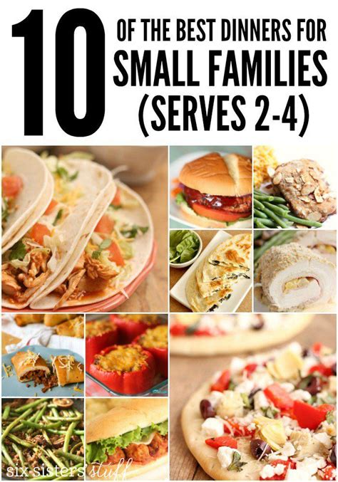 10 of the best dinners for small families! from ...