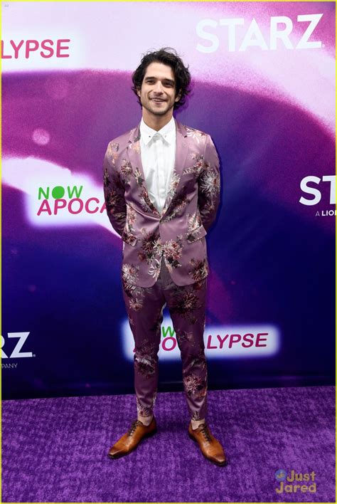 tyler posey shares kiss with sophia taylor ali at now apocalypse premiere photo 1219454