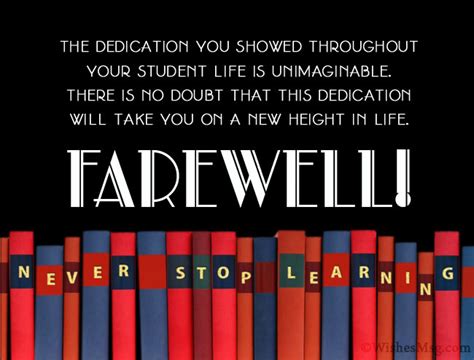 80 Best Farewell Messages For Students Wishesmsg 2022