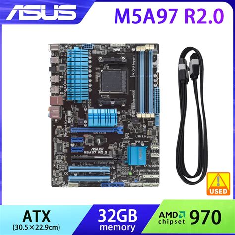 Socket Am3 Motherboard Asus M5a97 R20 With Amd 970 North Bridgesb950
