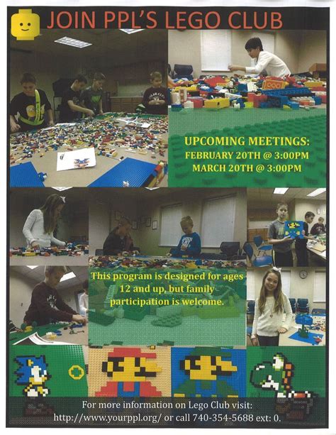 Our Lego Club Flyer Lego Club Club Flyers Club