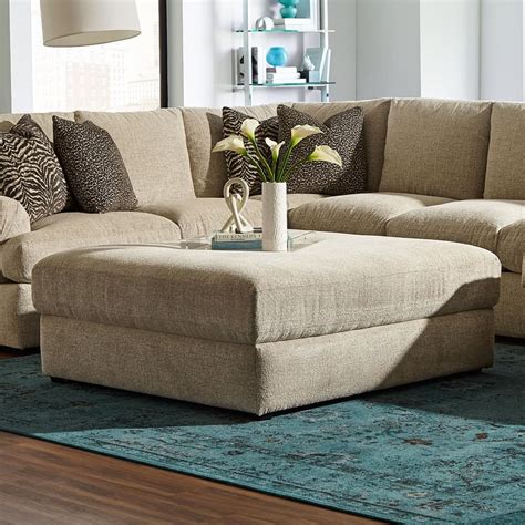 Stanton 329 50 Inch Large Square Cocktail Ottoman | Wilson's Furniture ...