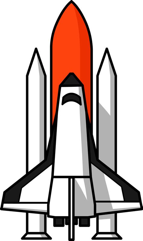 Nasa Spaceship Png Cohete Challenger Clipart Full Size Clipart