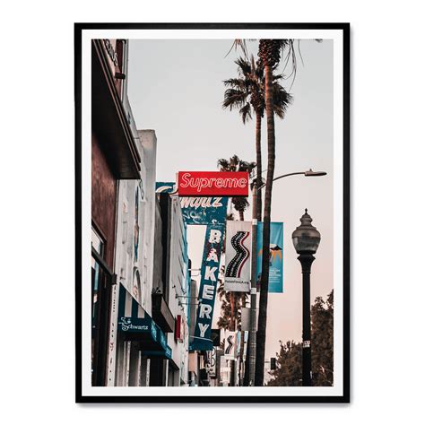 Supreme Los Angeles Plakat Posteradk