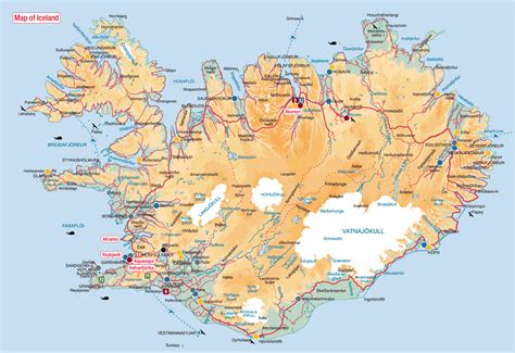 Island Karta Bästa Resebloggen Vad Händer På Island Europa Karta