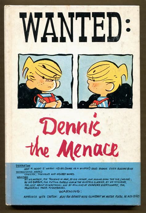 Wanted Dennis The Menace By Ketcham Hank Vg Hardcover 1956 1st