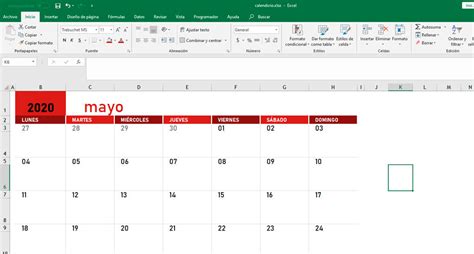 Como Hacer Un Calendario En Excel My Xxx Hot Girl