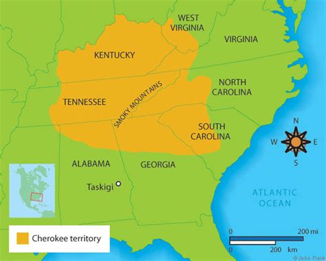 The Cherokee Owned And Controlled All The Southern States Before The