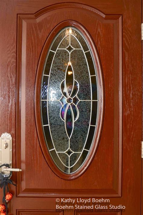 Frosted window film is particularly suitable for bathrooms, kitchens and glass doors. Boehm Stained Glass Blog: Oval Stained Glass Window with ...