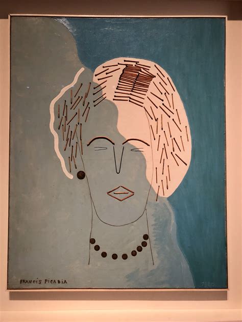 Francis Picabia 1920 “match Woman” At Chicago Art Institute Chicago