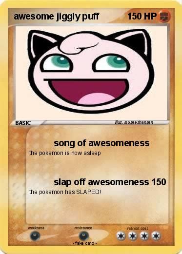 Pokémon Awesome Jiggly Puff Song Of Awesomeness My Pokemon Card