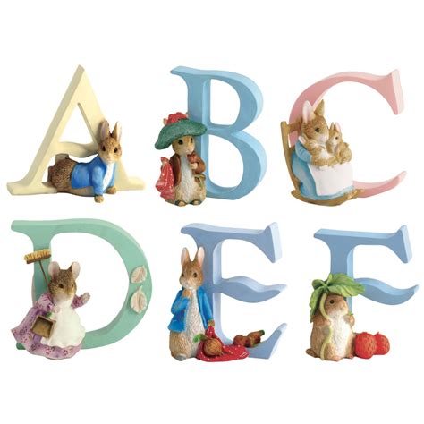 Beatrix potter alphabet letter d hunca munca sweeping figurine: The World of Beatrix Potter Alphabet- Choice of Letters ...