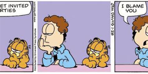 Garfield Without Garfields Thought Balloons Is A Twist On A Twist On