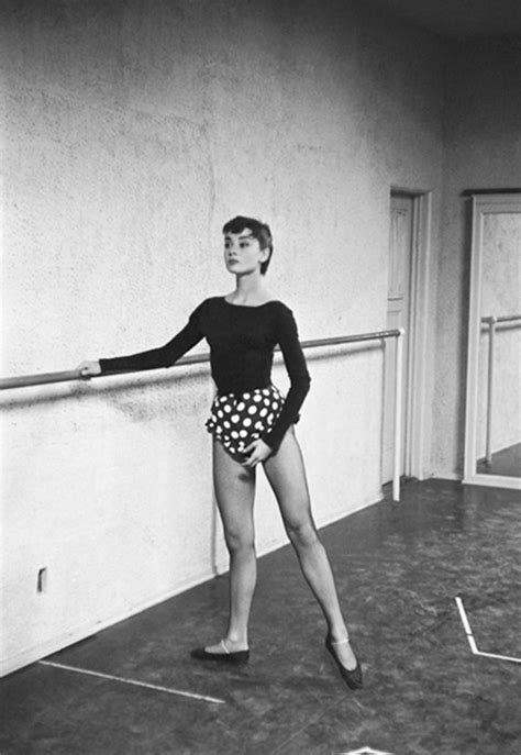 Mark Shaw Audrey Hepburn Practicing Ballet For Sale At 1stdibs
