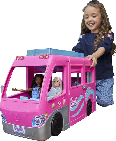 Barbie DreamCamper Vehicle Playset With 60 Accessories Including Pool