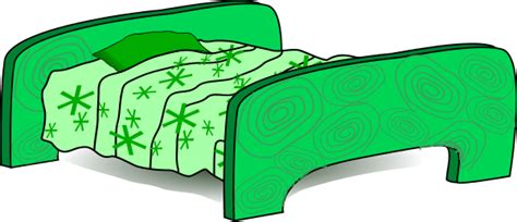 Cartoon Bed Vector Clip Art
