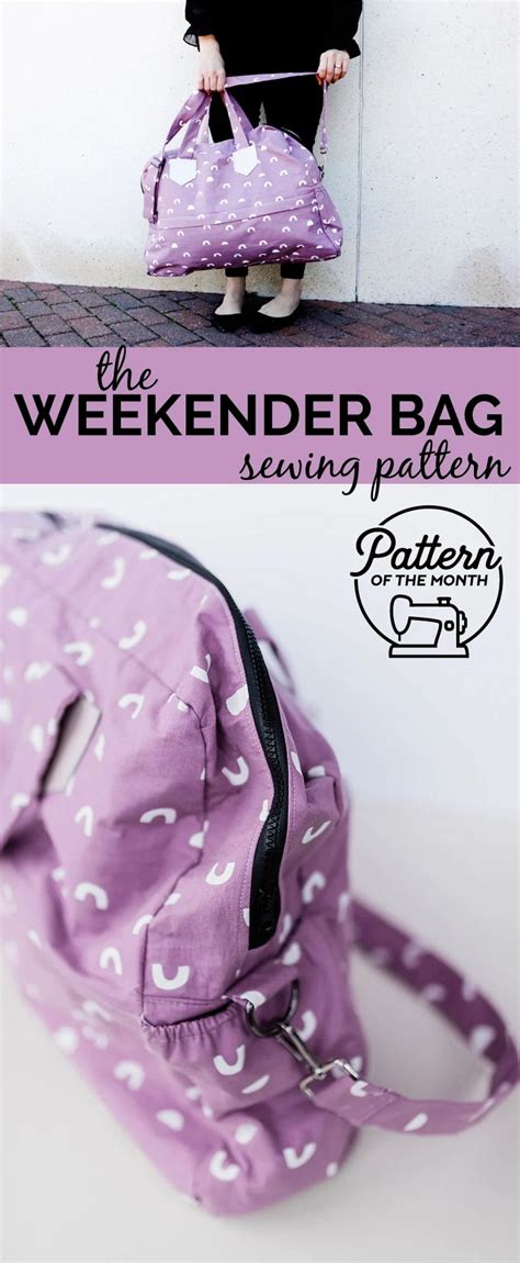 The Weekender Bag Sewing Pattern Lining Video Bag Patterns To Sew Weekender Bag Pattern