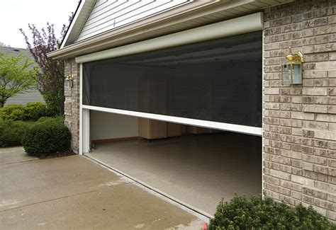 Garage Door Screen Diy Lifestyle Garage Screen Door In Dayton With