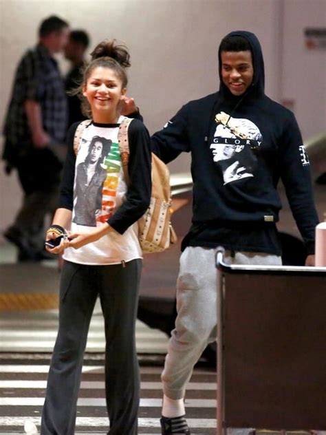 Zendaya conquers the audience's hearts by her gorgeous appearance and charming acting skill. Zendaya with Trevor at LAX in Los Angeles ~ pinterest ...