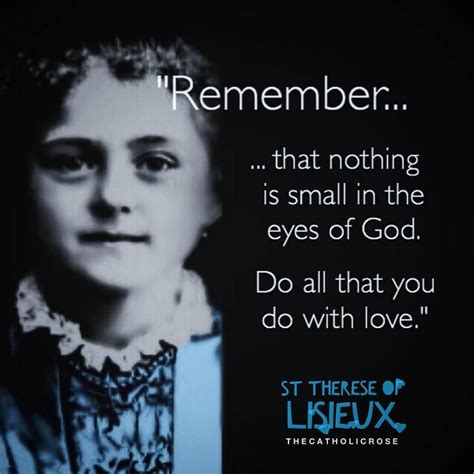 St Therese Quotes Inspiration