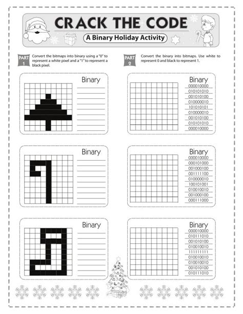 Worksheet Activity Binary Numbers Answers
