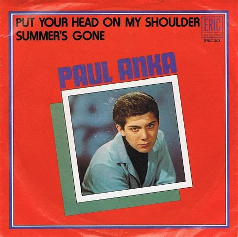 outro ab fm put your head on my shoulder. PAUL ANKA Put Your Head On My Shoulder 7 Single Vinyl ...
