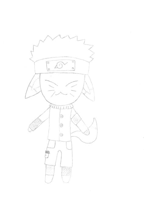 Chibi Fox Naruto Sketch By Dragonsumoner On Deviantart