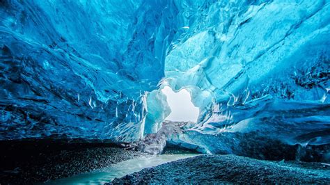 Cave Glacier Iceland Vatnajökull National Park Hd Travel Wallpapers