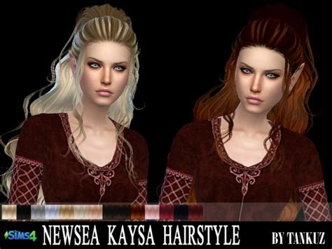Newsea Kaysa Hair Retexture The Sims 4 Catalog