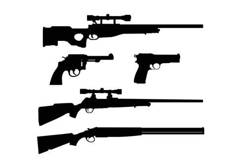 Rifle Vector Art, Icons, and Graphics for Free Download
