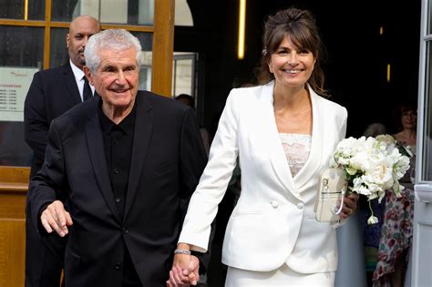 Valérie Perrin en robe longue et blazer pour épouser Claude Lelouch Vanity Fair