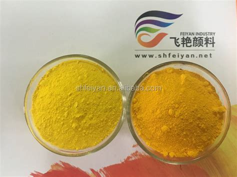 Iron Oxide Yellow Color Pigment For Mosaic Floors And Color Bricks Etc