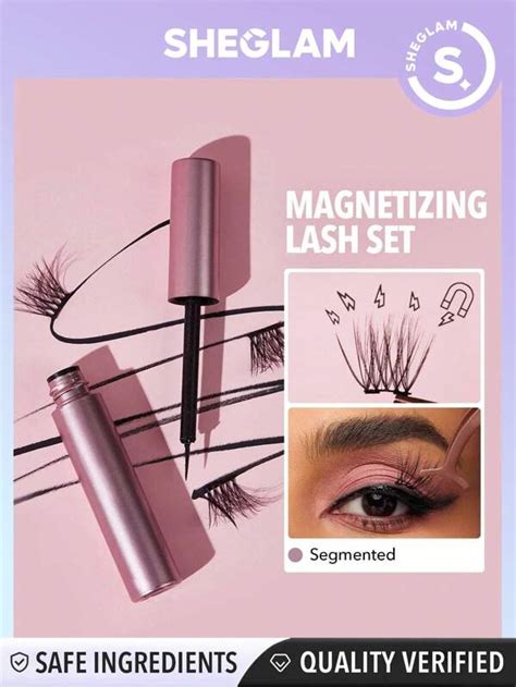 Sheglam Magnetizing Eyes Sexy And Segmented Lash Liner Set Magnetic Eyelashes And Eyeliner Kit