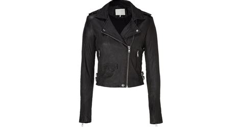 Lyst Iro Black Lamb Leather Jacket In Black