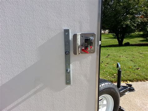 Cam Action Lockable Door Latch W 36 Pipe For Enclosed Trailers Zinc