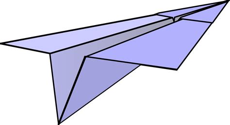 Бумажный самолетик PNG