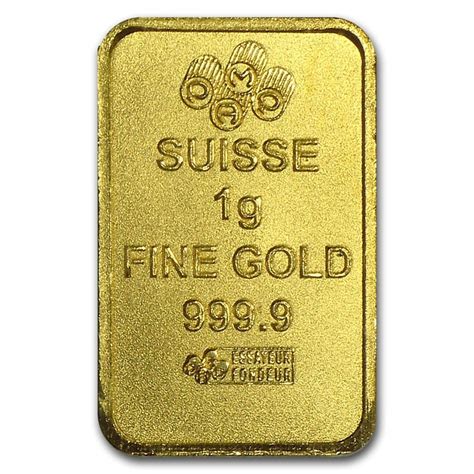 25 X 1 Gram Pamp Suisse Gold Multigram Bar My Gold Platform