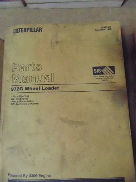 Caterpillar 970f Wheel Loader 7ls1 Parts Manual Used Equipment Manuals