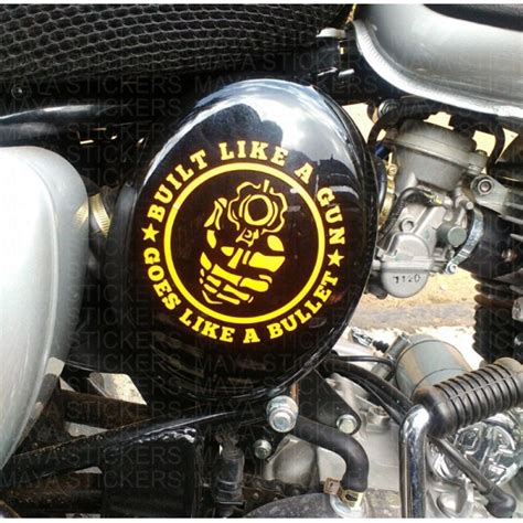 Tank pad ve sticker modellerinin kampanyalarını görmek ve satın almak için hemen tıklayın! Custom designed gun with skeletal hand sticker for Royal ...