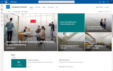 Sharepoint Intranet Examples Available Out Of The Box Sharepoint Maven Free Download Nude