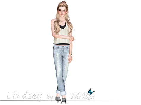 The Sims Resource Lindsey Blue