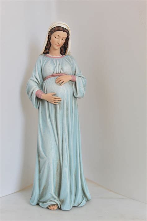 Pregnant Virgin Mary Statue The Little Catholic